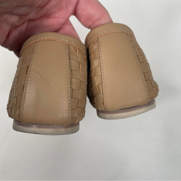 Freda Salvador Jada Square Toe Ballet Flats Woven Latte Size 9.5 - Picture 10 of 13
